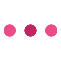 A loading pink spinner